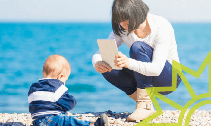 Kinderfotos sollten nicht im Netz oder Messengern geteilt werden.